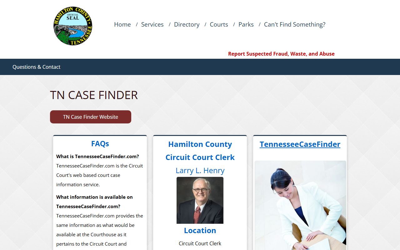 Hamilton County Dissolution Of Marriage Circuit Court case finder and courthouse