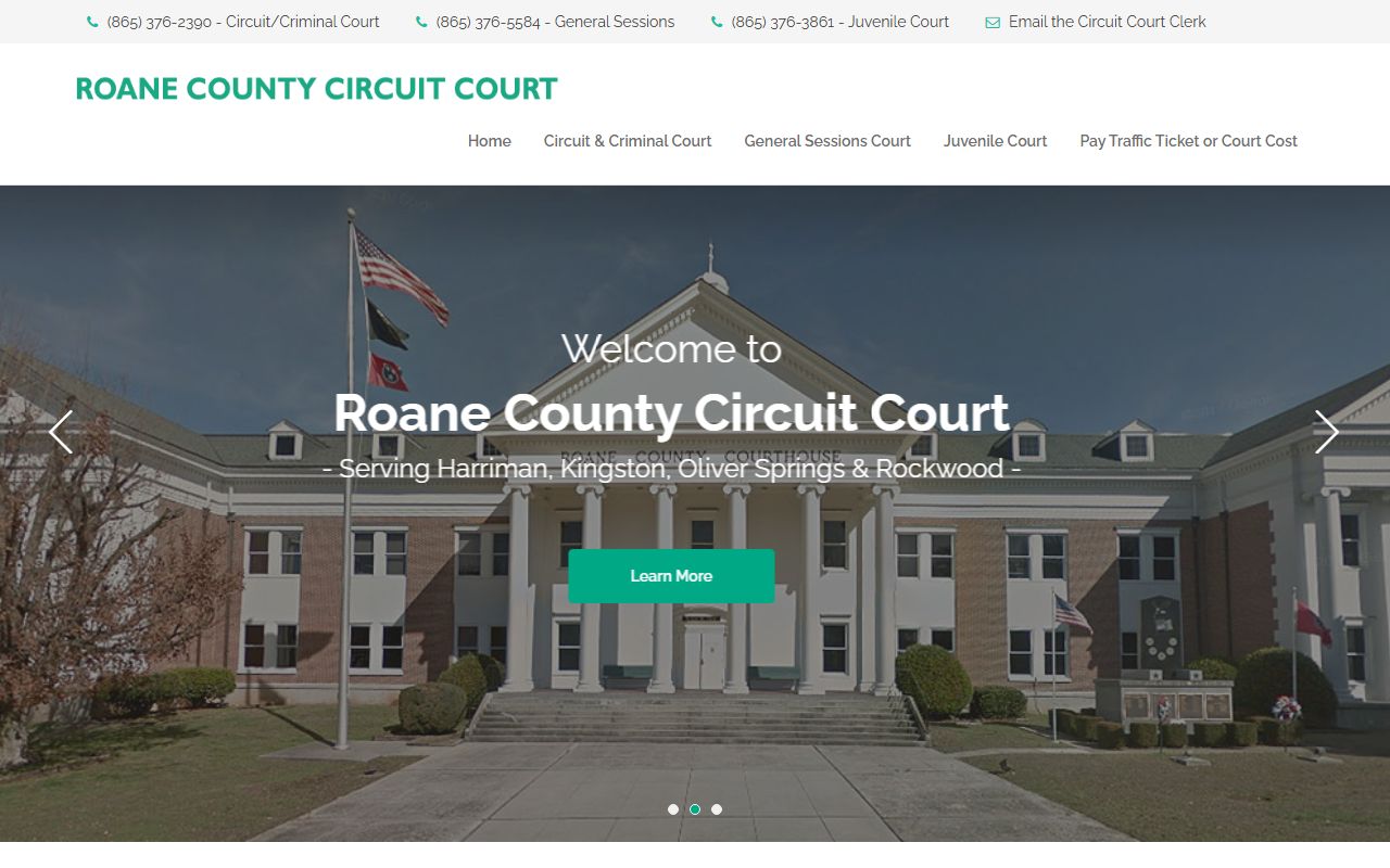 Roane County Dissolution Of Marriage records at the Circuit Court Clerk office